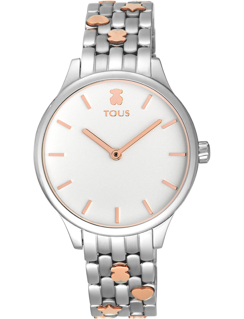 Reloj Tous Len bicolor de IP dorado/acero